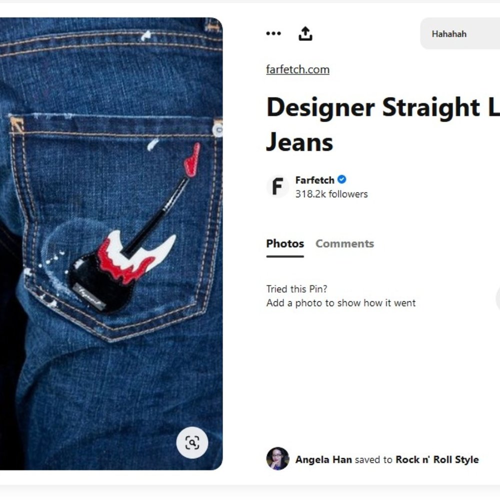 Dsquared2 womens jeans guitar design size 38(RARE)